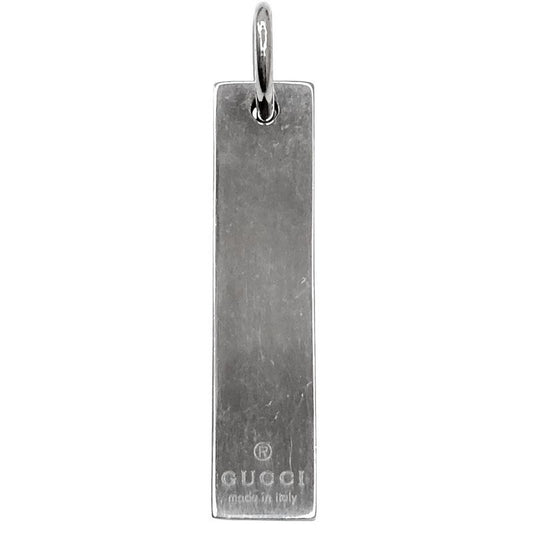 Gucci Bar Necklace Top 925 Silver Men's Women's Used