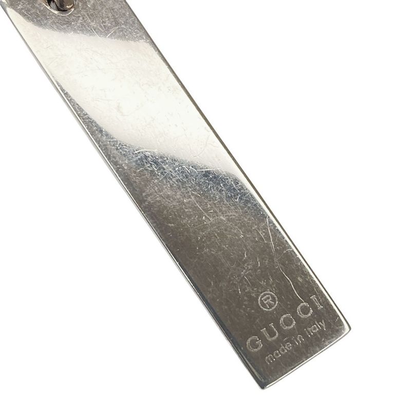 Gucci Bar Necklace Top 925 Silver Men's Women's Used