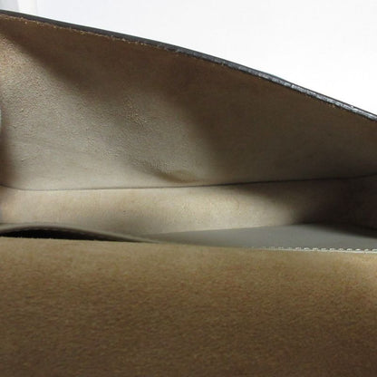 Good Loewe Ines Anagram Bicolor Leather Shoulder Bag 324.71h70 Beige Ladies Used