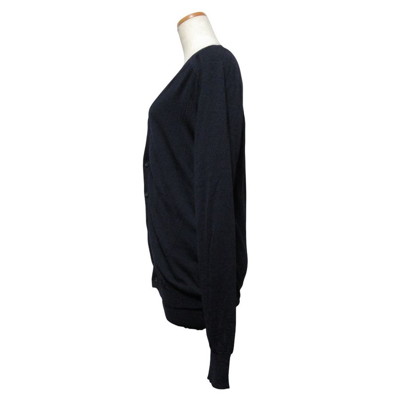Good Item Balenciaga Wool Silk Cashmere V-neck Cardigan Pullover Ensemble Knit