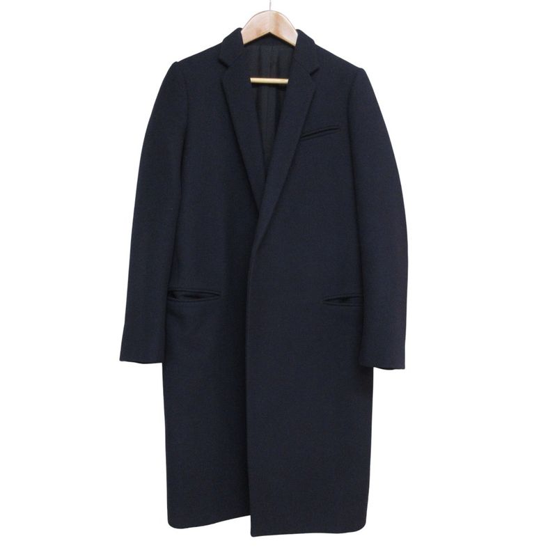 Good Item Celine Phoebe Period Long Chester Coat Crombie Coat 2 8H28 7165 Size