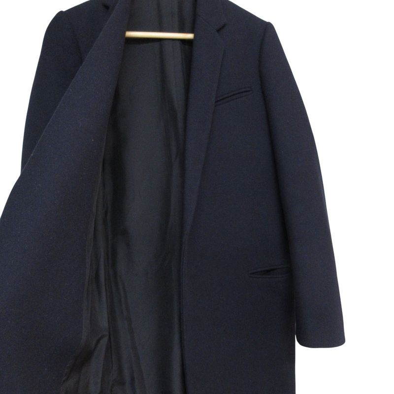 Good Item Celine Phoebe Period Long Chester Coat Crombie Coat 2 8H28 7165 Size