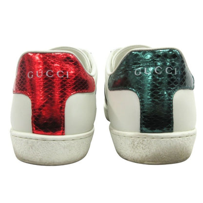Good Quality Gucci Ace Embroidered Sneakers Shoes Low Cut 431942 Size 35.5