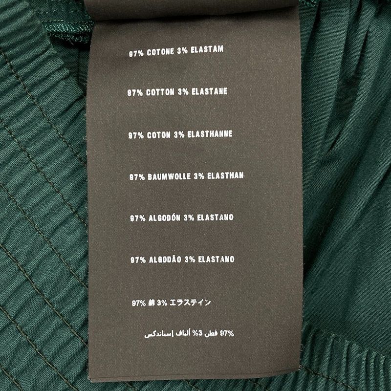 Good Prada Knee Length Easy Gathered Skirt Size 40S Green Ladies Used