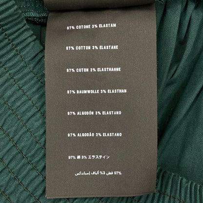 Good Prada Knee Length Easy Gathered Skirt Size 40S Green Ladies Used