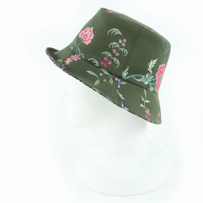 Christian Dior 32 Pfl923 I153 Teddy-d Oblique Reversible Bucket Hat Khaki 56 With