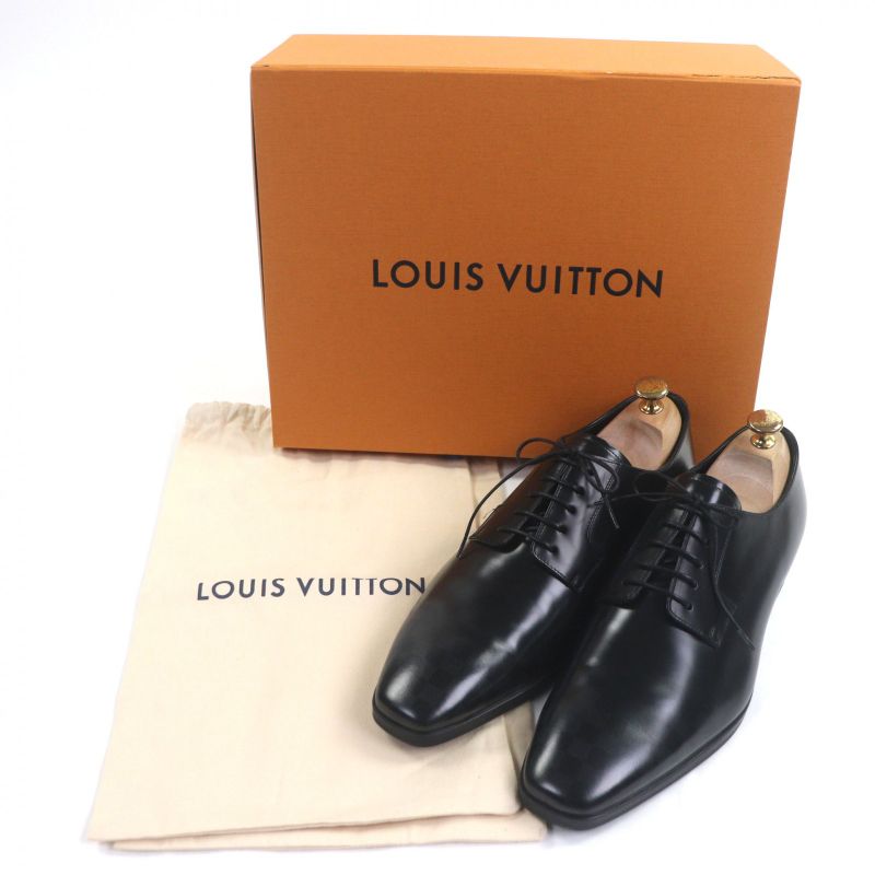 Louis Vuitton 2024 Mini Star Derby Damier Gradient Leather Shoes Black 9