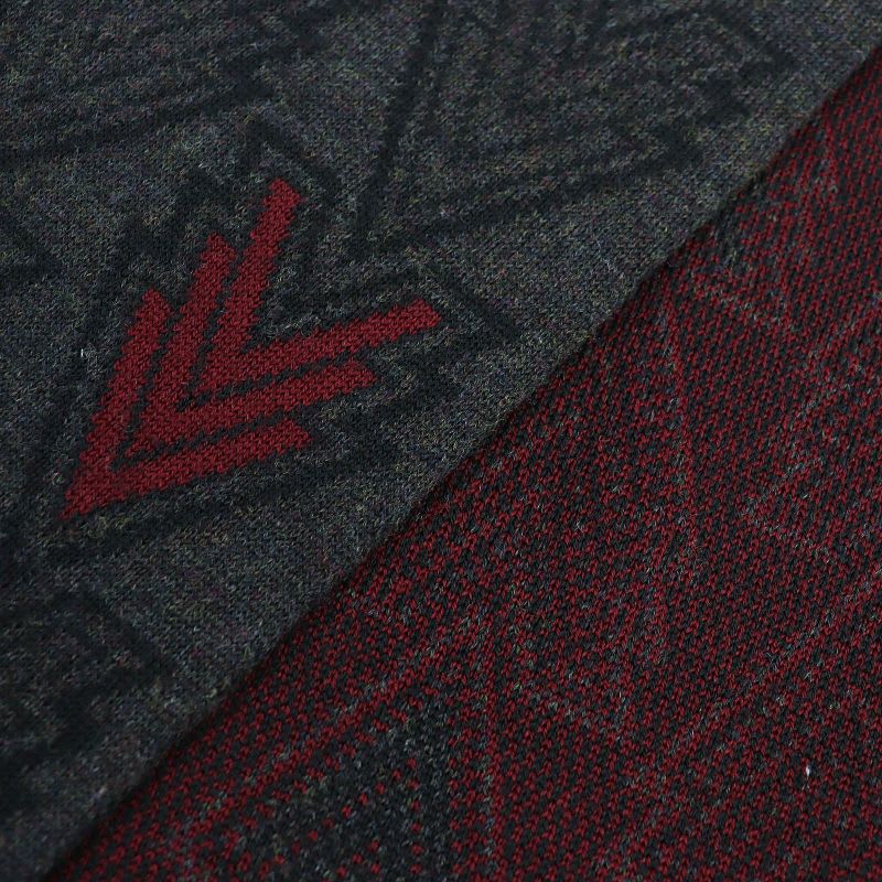 Louis Vuitton 2015 100% Wool Echarpe Triple V Muffler Dark Scarf