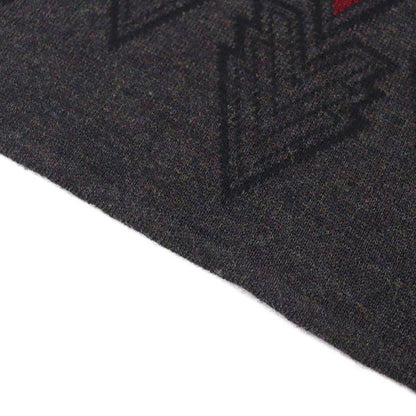 Louis Vuitton 2015 100% Wool Echarpe Triple V Muffler Dark Scarf