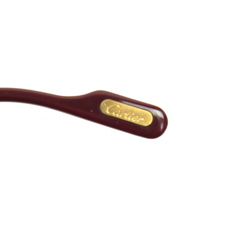 Cartier Vintage Santos De Two Bridge Teardrop Sunglasses