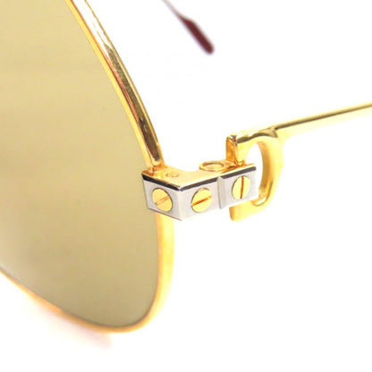 Cartier Vintage Santos De Two Bridge Teardrop Sunglasses
