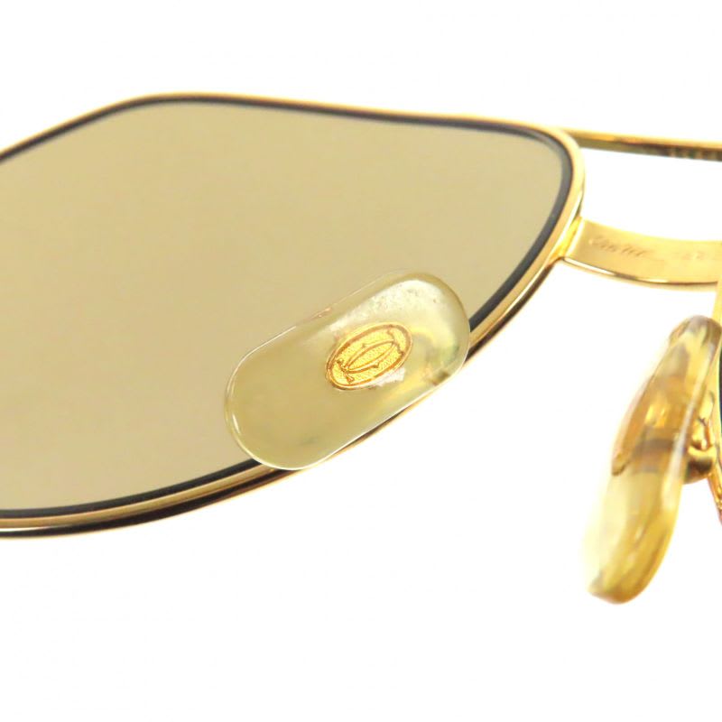 Cartier Vintage Santos De Two Bridge Teardrop Sunglasses