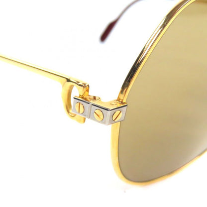 Cartier Vintage Santos De Two Bridge Teardrop Sunglasses