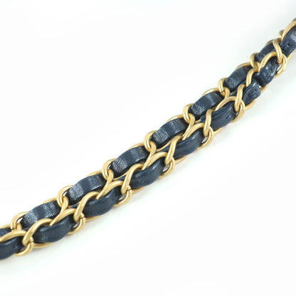 Chanel Chanel Quilted 25 Double Flap Serial Number Denim Gradation W Chain