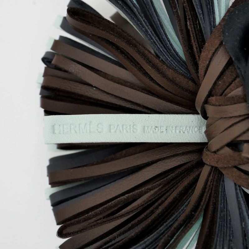 Hermes Carmen Tricolor Peppermint Ardoise Chocolat Agno-milo W Engraved