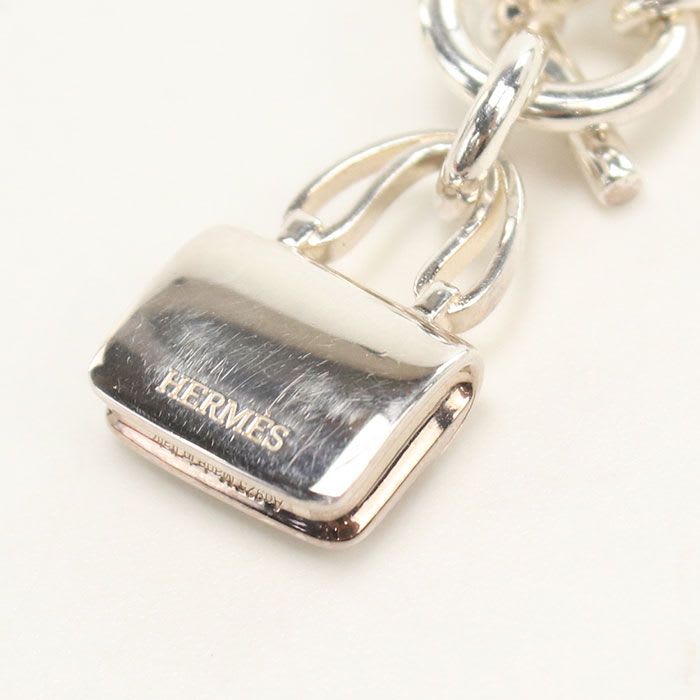 Hermes Amulet Constance Necklace SV 925 Women's