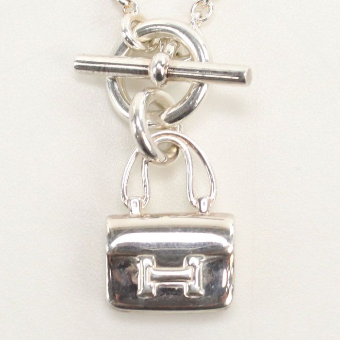 Hermes Amulet Constance Necklace SV 925 Women's