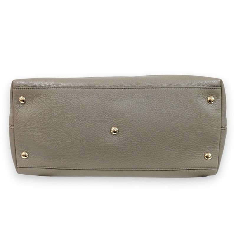 Gucci Soho Interlocking 2WAY Bag 308362 Greige Ladies Used