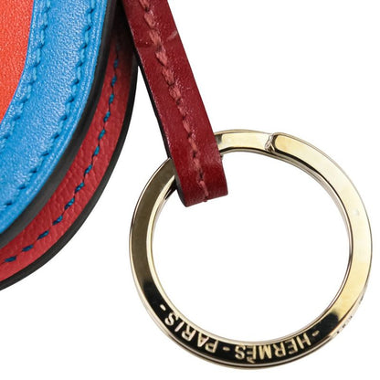 Hermes Kamayu Bag Charm Key Ring Clochette Orange Ladies