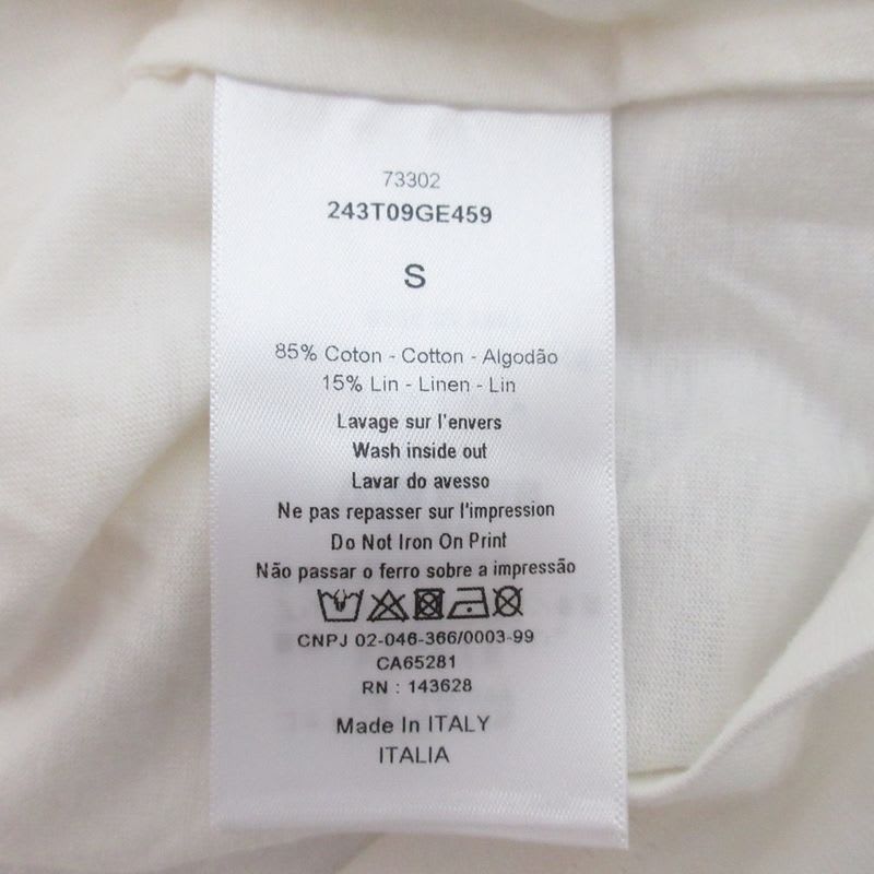 Christian Dior Logo Bird Print T-Shirt Cut And Sewn 243 T09 Ge459 22SS