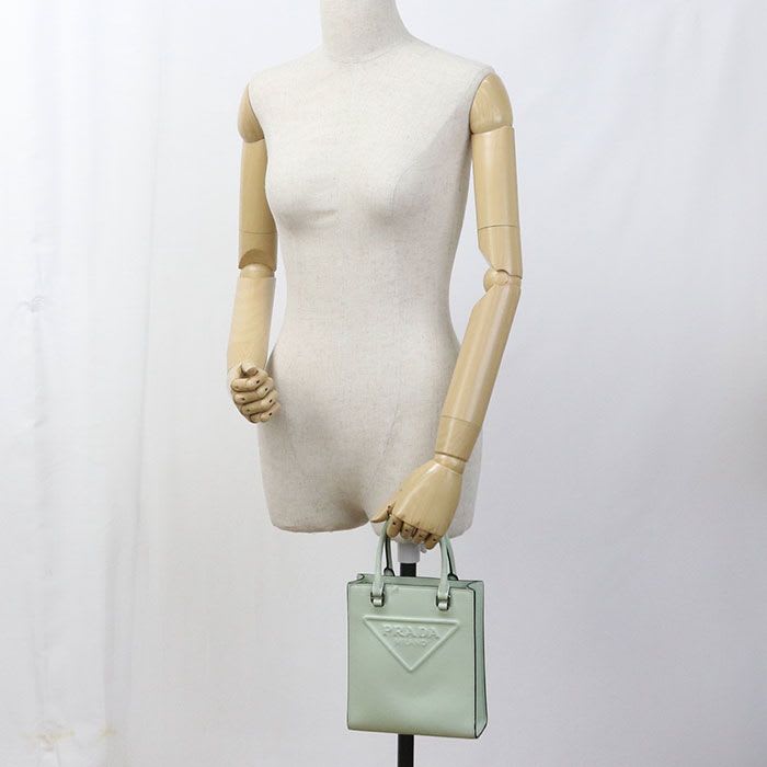 Prada 2-Way Handbag 1 Ba333 Leather