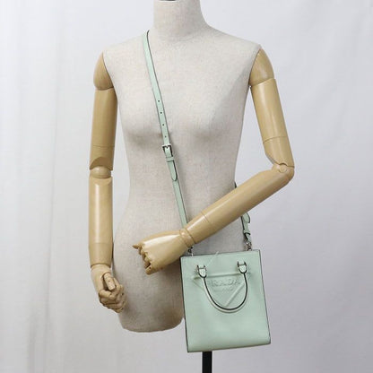Prada 2-Way Handbag 1 Ba333 Leather