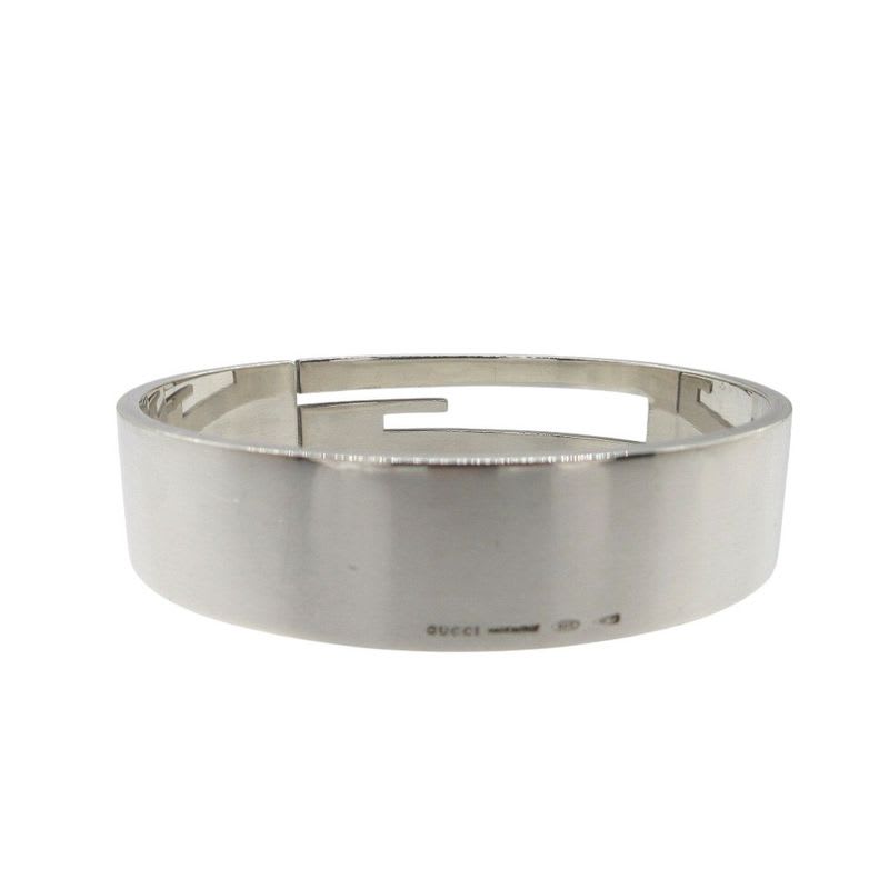 Gucci G Logo Cutout Bangle Silver 925 0527