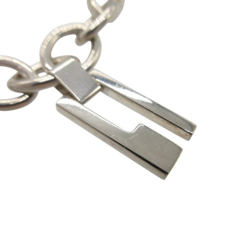 Gucci 5 Charm Bamboo G Logo Dog Tag Icon Bracelet Silver 925 0524