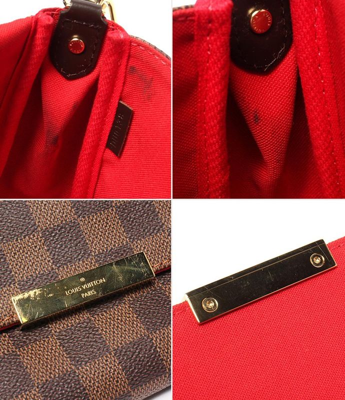 Louis Vuitton 2way Shoulder Bag Handbag Shoulder Crossbody Damier Favorite MM