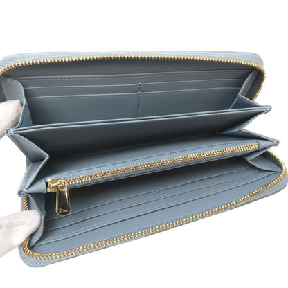 Christian Dior Long Lady Gray Wallet