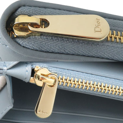 Christian Dior Long Lady Gray Wallet