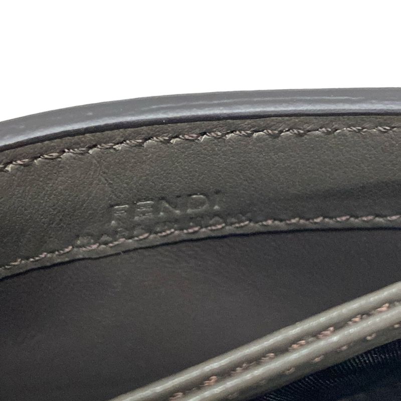 Fendi Card Case Peekaboo 8m0373 Navy Leather