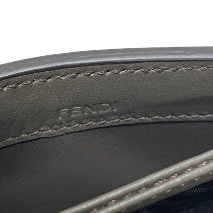 Fendi Card Case Peekaboo 8m0373 Navy Leather