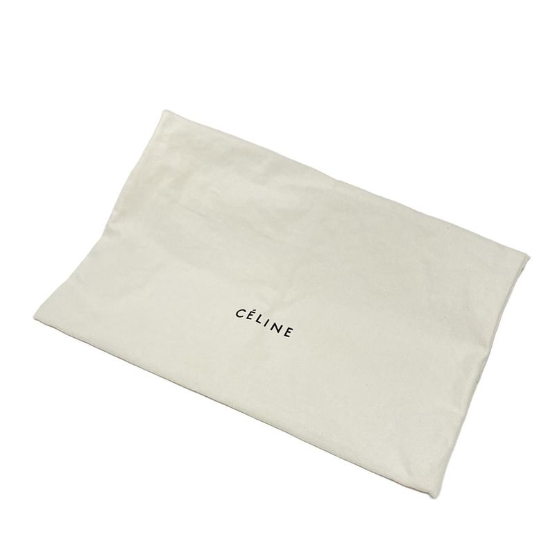 Celine Shoulder Bag Trio Large Black Leather