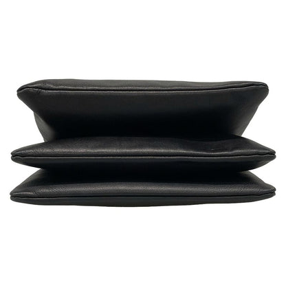 Celine Shoulder Bag Trio Large Black Leather