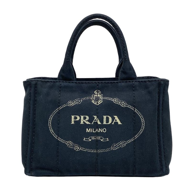 Prada Tote Bag Canapa 1bg439 Black