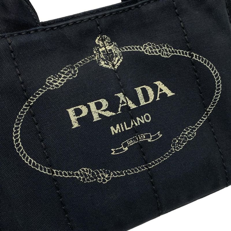Prada Tote Bag Canapa 1bg439 Black