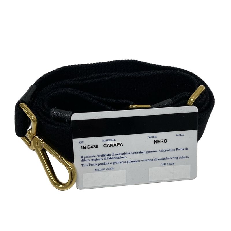 Prada Tote Bag Canapa 1bg439 Black