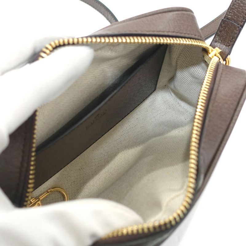 Gucci Offdia Shoulder Bag 816359 Body Bag GG Supreme Canvas Leather