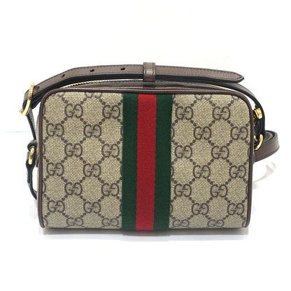 Gucci Offdia Shoulder Bag 816359 Body Bag GG Supreme Canvas Leather