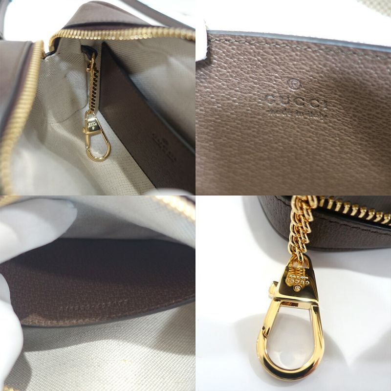 Gucci Offdia Shoulder Bag 816359 Body Bag GG Supreme Canvas Leather