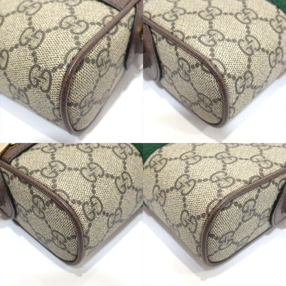 Gucci Offdia Shoulder Bag 816359 Body Bag GG Supreme Canvas Leather