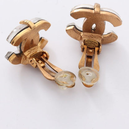 Chanel Earring Coco Mark GP (gold Plated) Earring Ladies Used a