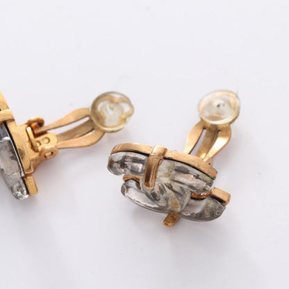 Chanel Earring Coco Mark GP (gold Plated) Earring Ladies Used a