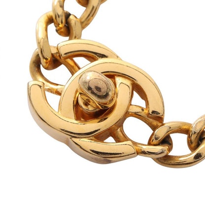 Chanel Bracelet Cocomark Turnlock GP (gold Plated) Bracelet Women's Used a