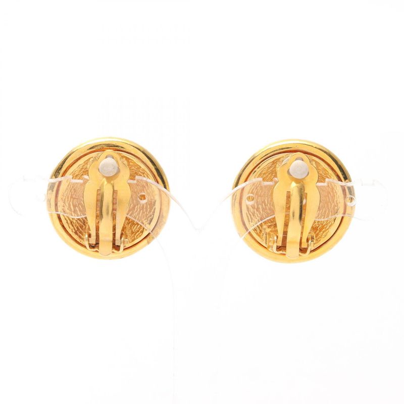 Chanel Earring Coco Mark GP (gold Plated) Earring Ladies Used a