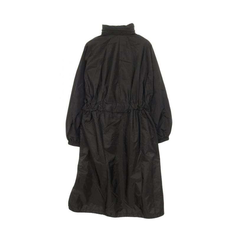 Prada Re-Nylon Nylon Hooded Raincoat Coat