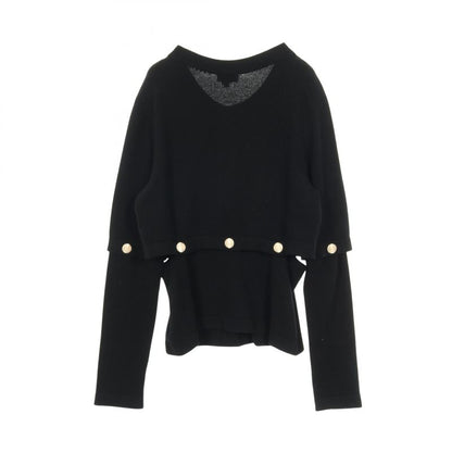 Chanel Cardigan Here Mark Button P72780k10442 Cashmere Cardigan Women's Used a