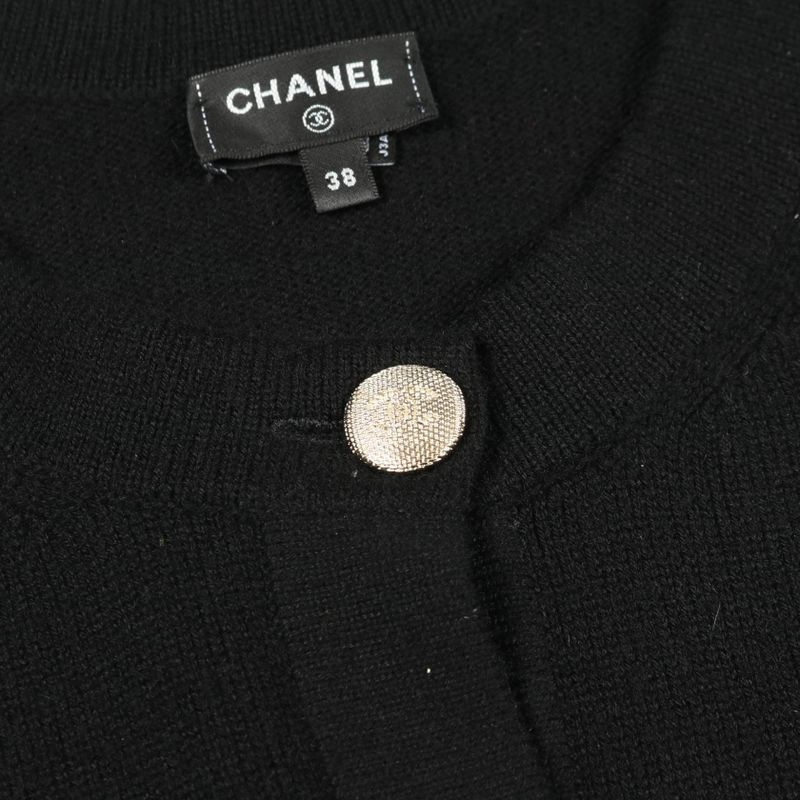 Chanel Cardigan Here Mark Button P72780k10442 Cashmere Cardigan Women's Used a