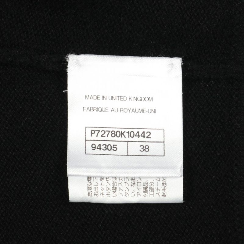 Chanel Cardigan Here Mark Button P72780k10442 Cashmere Cardigan Women's Used a